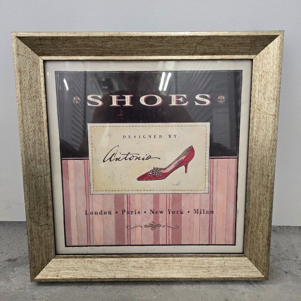 Framed "Shoes" print
